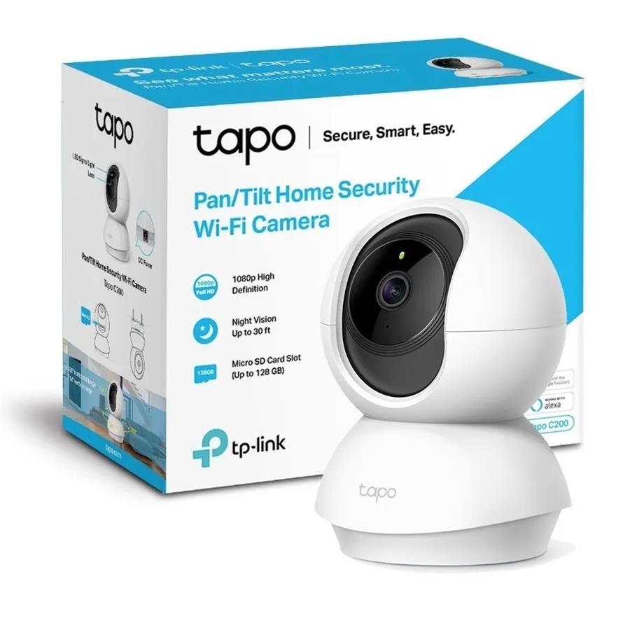 Camara Tp-Link Tapo C200 Wifi 360º Fhd Grabacion Nocturna