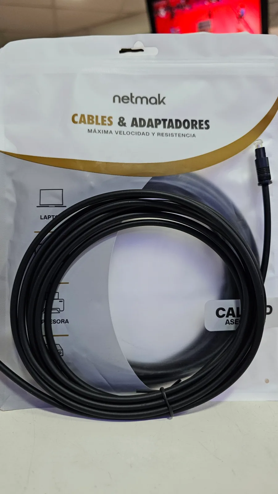 Cable óptico digital Toslink 3m