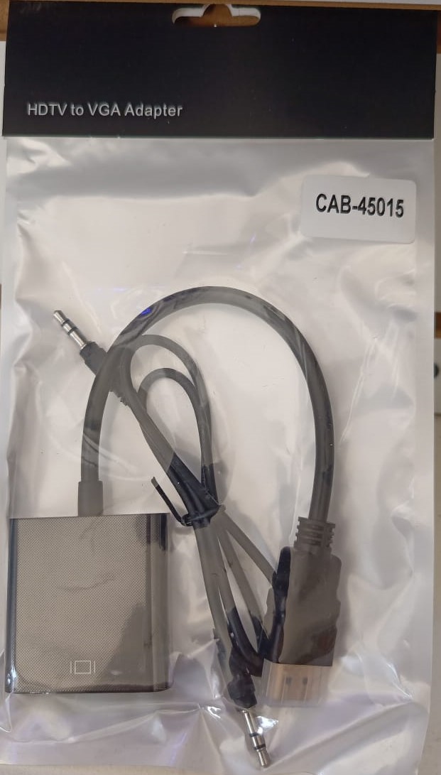 Conversor HDMI A VGA (con cable PLUG audio)