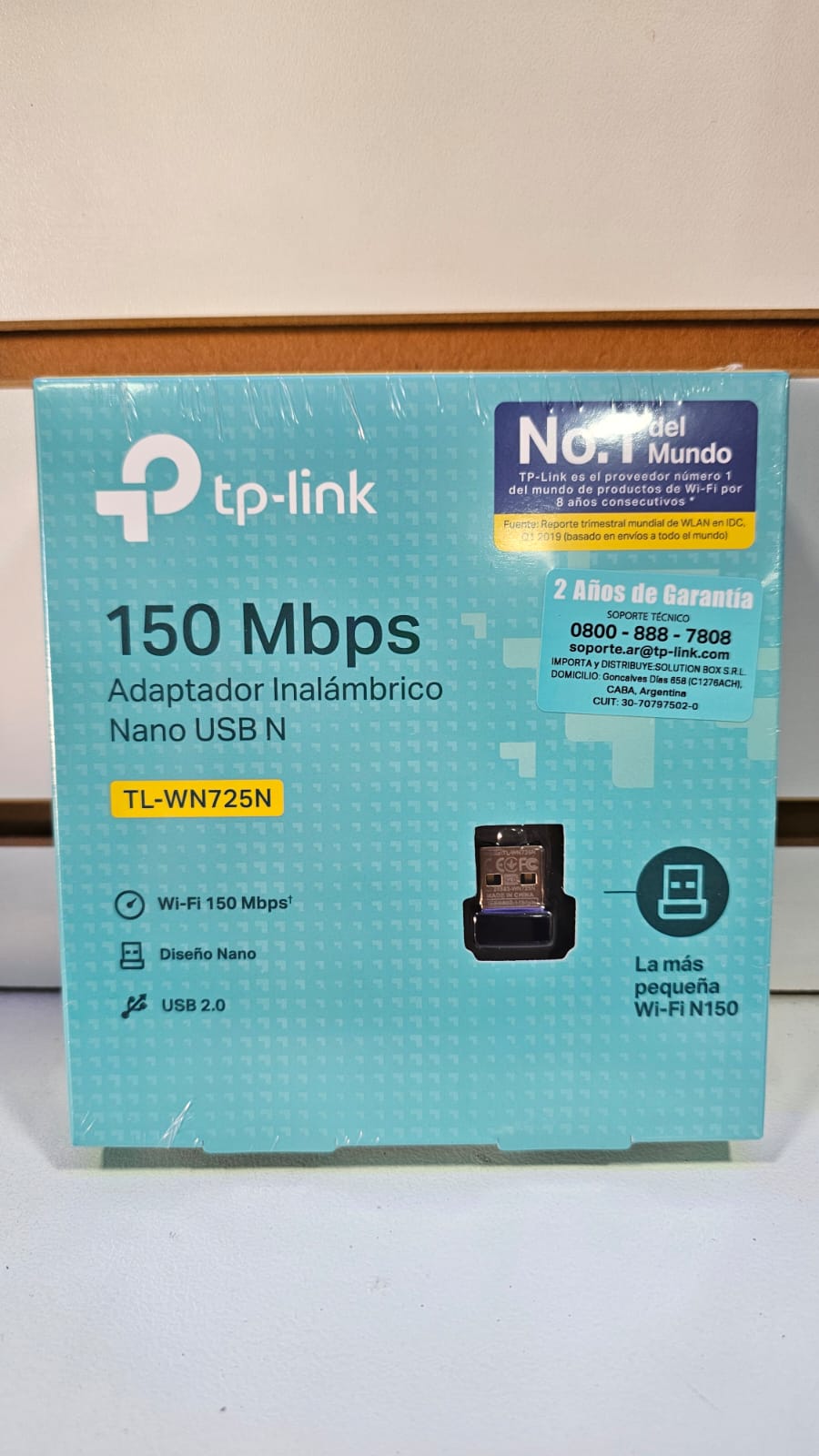 Adaptador WIFI Nano TL-WN725N 2.4GHz