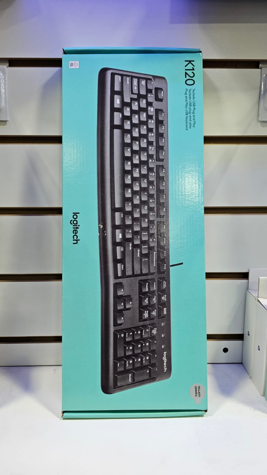 Teclado Logitech K120 con cable USB