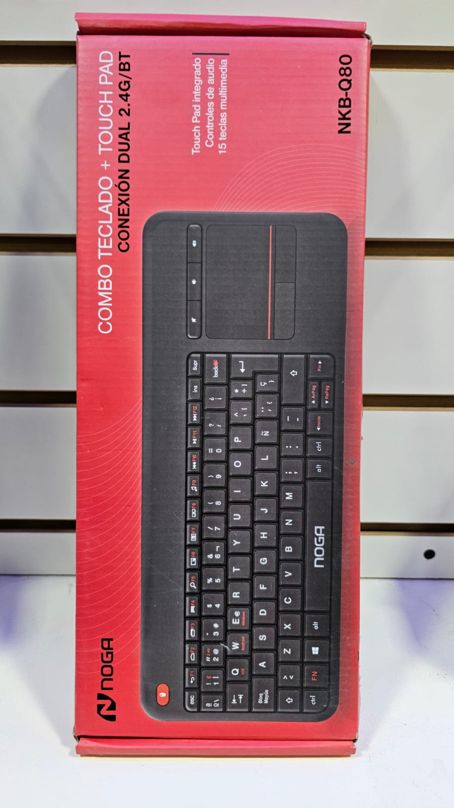 Teclado Inalambrico TOUCHPAD NOGA