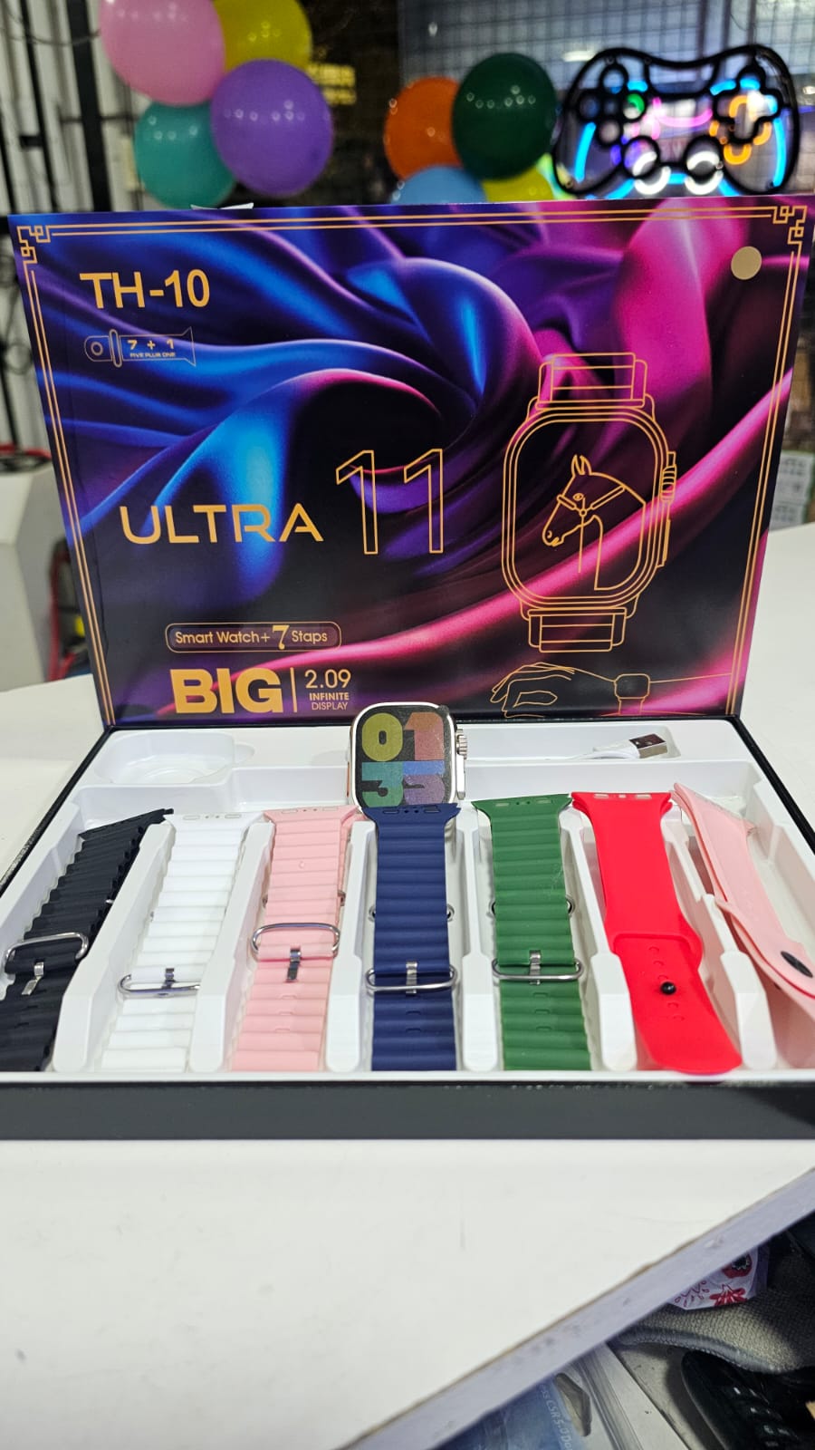 Smart Watch Reloj  ULTRA c/ 7 mallas