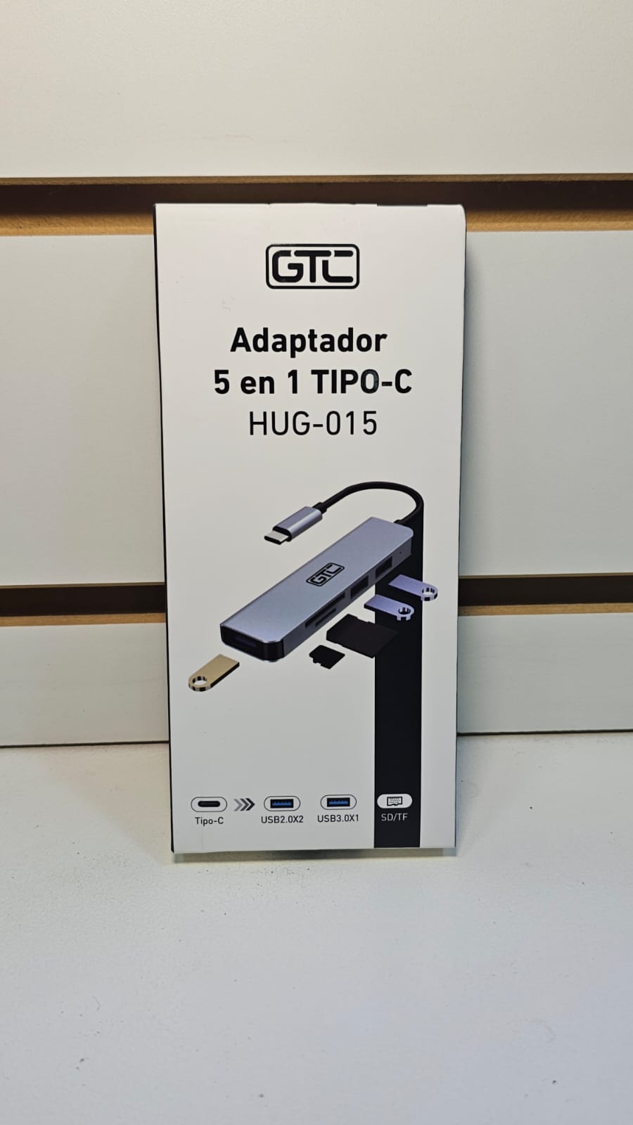 Adaptador 5 en 1 conexion tipo-C