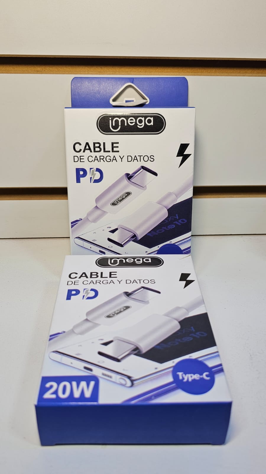 Cable USB-C a USB-C carga y datos