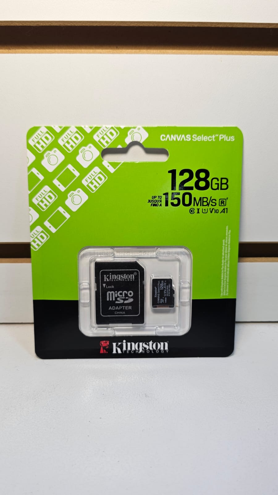 Tarjeta de Memoria KINGSTON Canvas Select Plus MicroSDXC 128GB