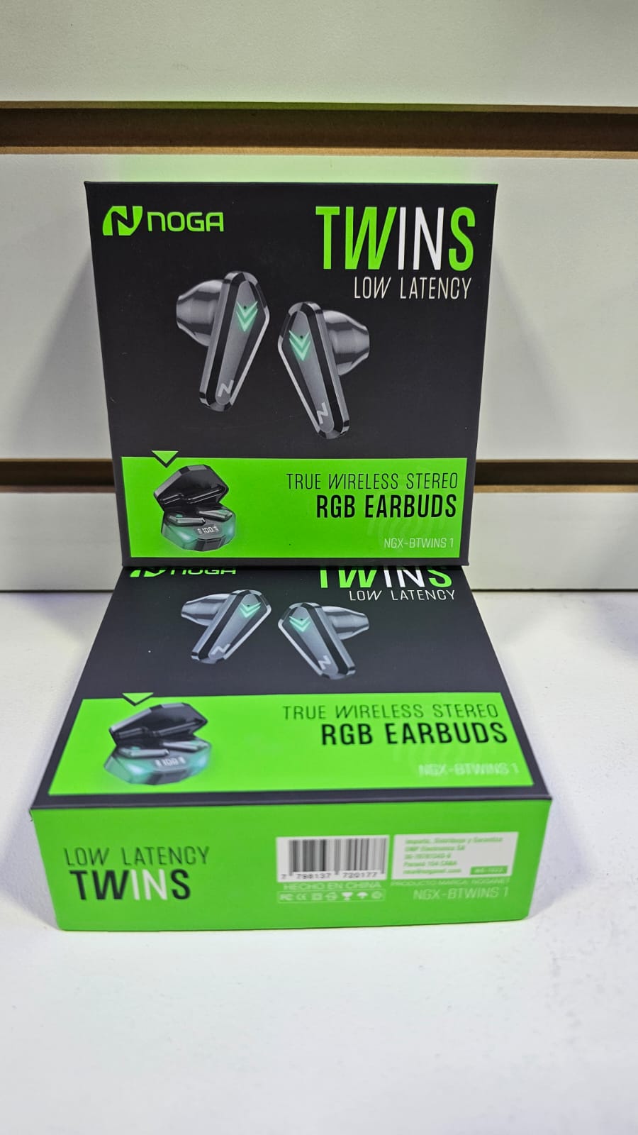Auricular Bluetooth TWINS NOGA  Inear RGB EarBuds