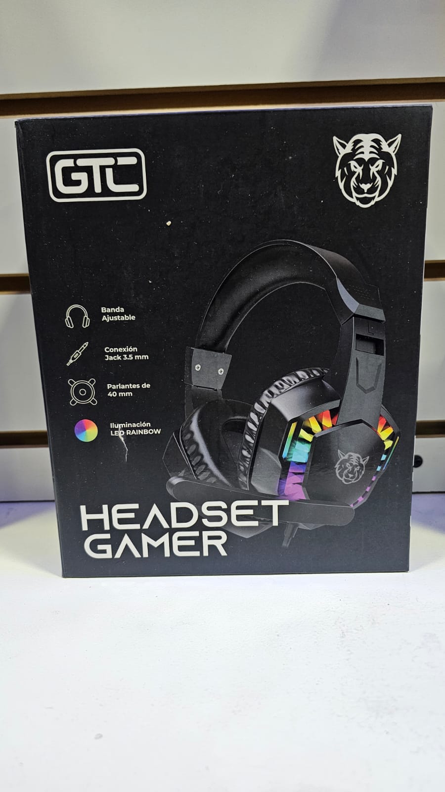 Auricular Gamer con cable LED RGB