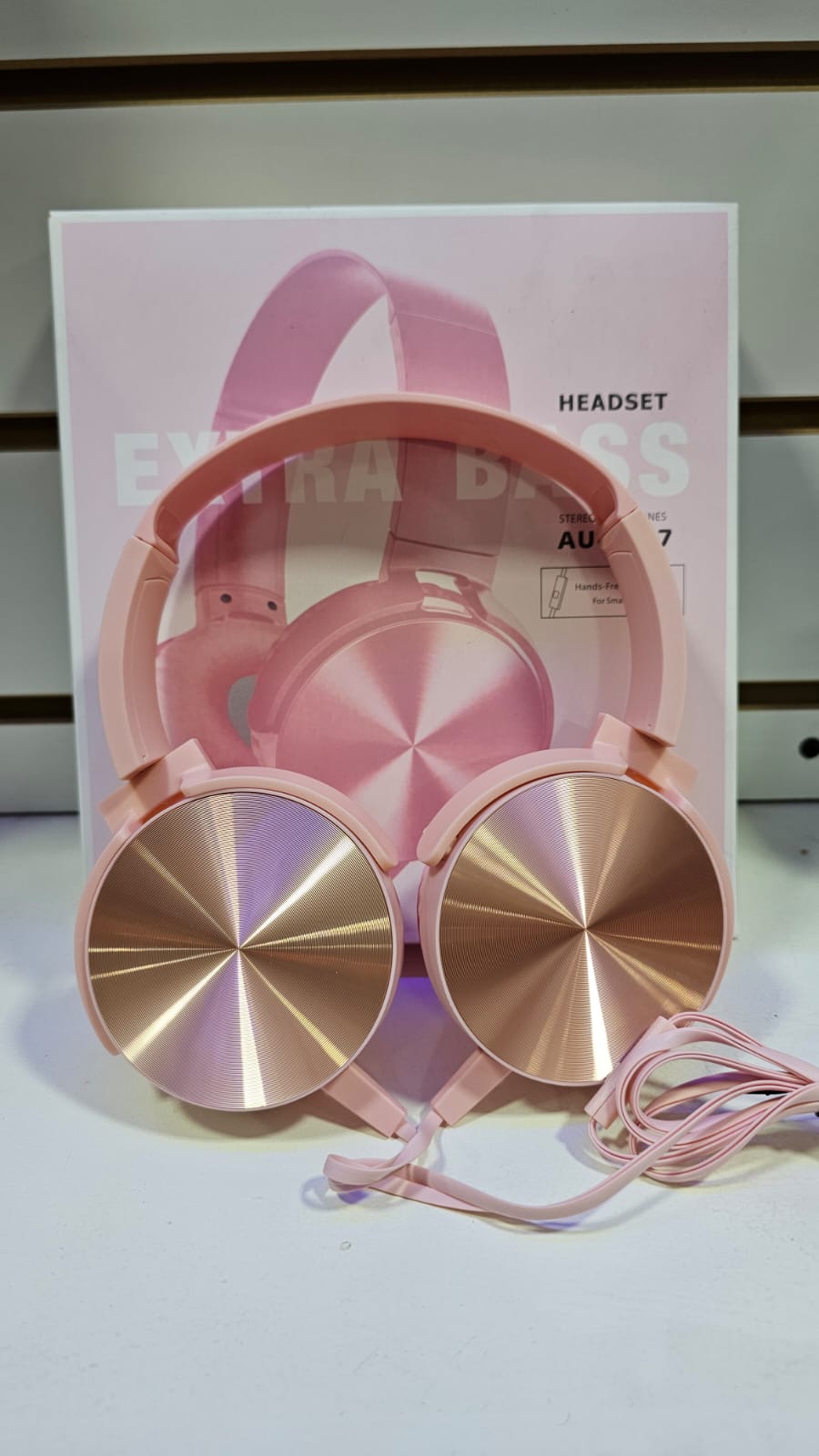 Auricular vincha Extra Bass con cable